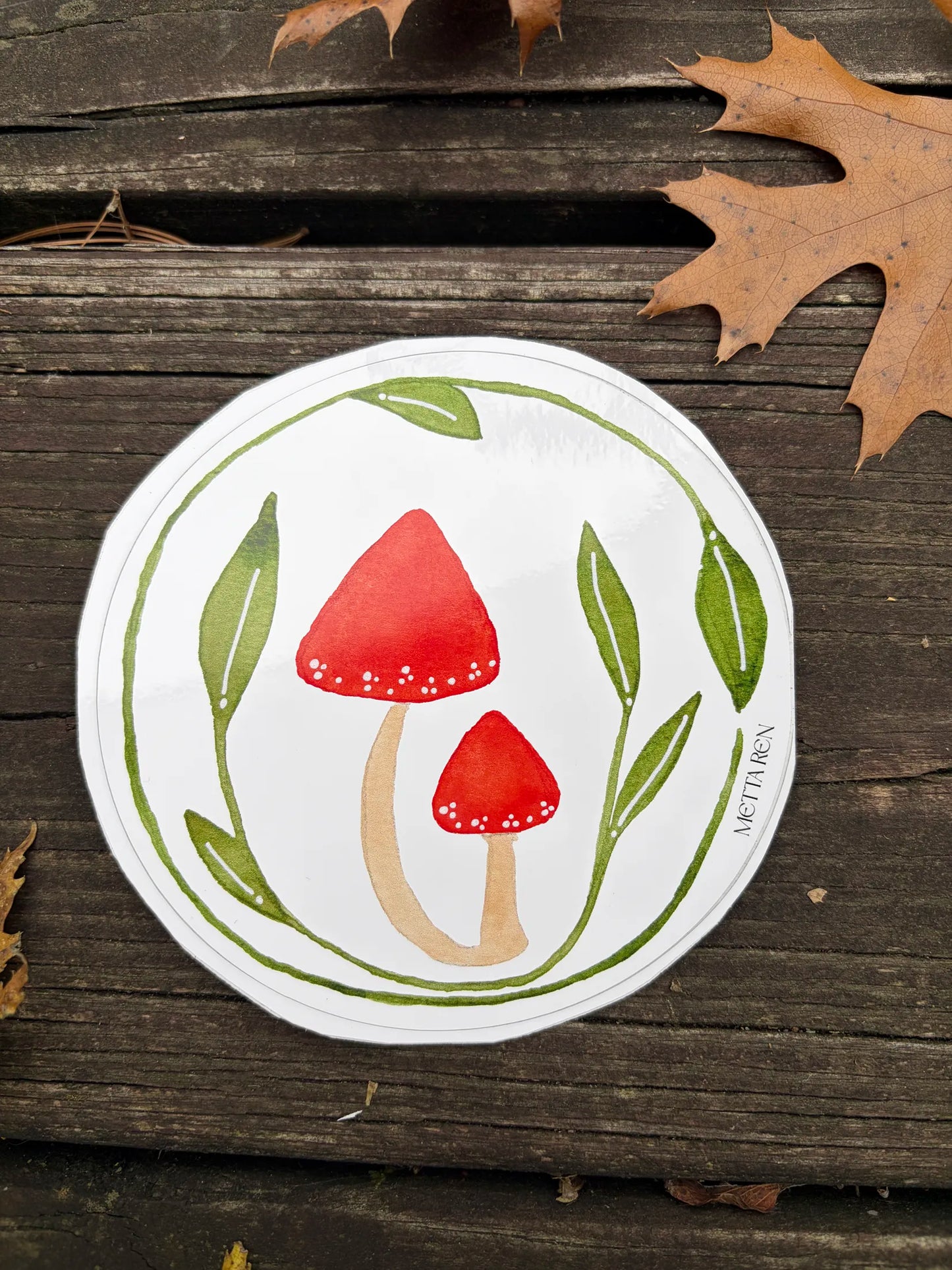 Sticker Mushrooms
